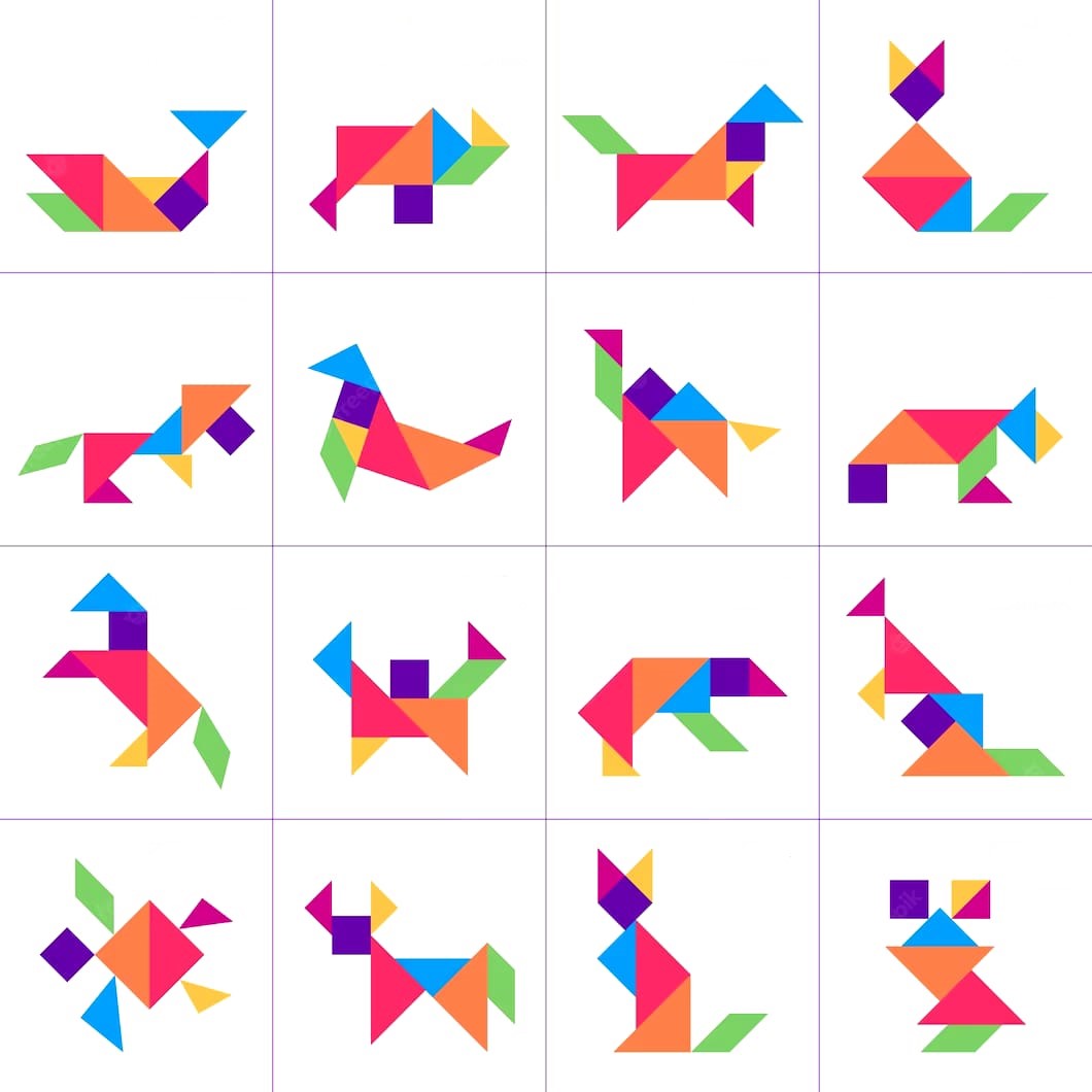Tangram puzle